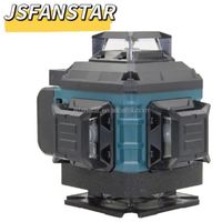 Niveau laser 4d 16 lignes vertes, montage mural magnétique OEM, kit d'outils rotatifs 360 avec trépied de 1m