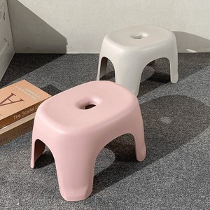 <b>Small</b> Plastic <b>Stool</b> Thickened PP Material Living Room Bathroom Childrens Bath <b>Stool</b> Rental Room Shoe Changing <b>Stool</b> - Product Image 1