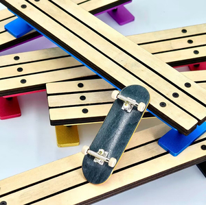 Mini Skateboard à <span class=keywords><strong>Doigts</strong></span> en Acier, Rail 25*4.8*4.3CM, Parc de <span class=keywords><strong>Skate</strong></span> à <span class=keywords><strong>Doigts</strong></span> Détachable - Product Image 5