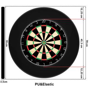 Custom 18 Inches Dartboard Surround Protect the Wall Pu <b>Darts</b> Surround - Product Image 2