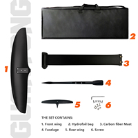 BSC970 carbone hydroptère aile avant aile feuille petites vagues SUP pompage léger cavalier début ascenseur Stable contrôle Surf feuille