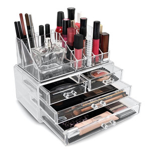 Trang điểm Mỹ Phẩm Organizer -16 khe cắm 4 hộp lưu trữ ngăn kéo tổ chức cho <span class=keywords><strong>make</strong></span> up - Product Image 3