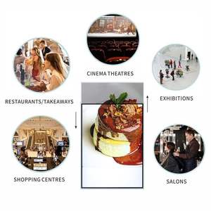 Cajas de Luz Delgadas de Vidrio Templado Personalizadas de 60x80 con Marco de Aluminio para Menús, Pósters y Publicidad - Product Image 5