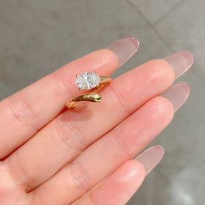 Xinfly 18k Gold Lab-Grown Diamond Wedding Ring Eco-Friendly Luxury Jewelry Special Design for Women with Report for Parties - Product Image 5