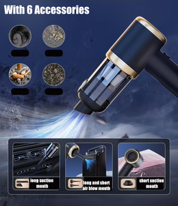 Máy hút bụi mini ô tô không dây, đa năng ướt khô, đạt chứng nhận KC, sản phẩm mới 2026 - Product Image 2