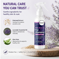 Shampoo pour animaux de compagnie personnalisé, extrait de plantes naturelles, sans parfum, sans alcool, lissant, pour un pelage moelleux, nettoyage en profondeur, soin doux pour chien et chat, OEM