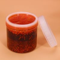 Kemasan Pigmen Cat Tinta, Stoples Plastik 300ml Mulut Lebar dengan Segel Bubuk untuk Penyimpanan Bahan Kimia