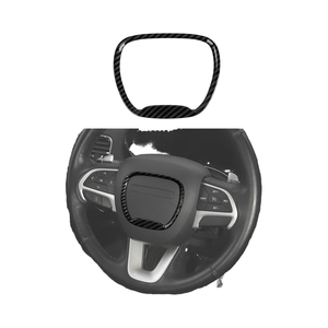 Central Control Steering Button <b>Frame</b> Trim for Challenger/Durango/Charger 2015-2025 Black Interior Accessory - Product Image 1