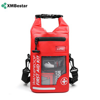 Sac étanche IPX6 pour premiers secours en extérieur avec fenêtre transparente, trousse médicale portable de survie d'urgence pour kayak et sports nautiques