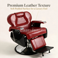 Chaise de barbier au design américain classique pour salon de coiffure, chaise de coiffure pour homme, mobilier de salon, Silla De Barbero, équipement de salon