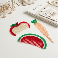 Peignes à cheveux personnalisés avec logo et forme d'animaux mignons, pour femmes, possibilité de choisir la couleur, peignes assortis pour cadeaux, pour femmes, pour salon de coiffure