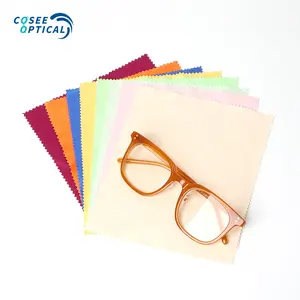 Bulk Sale Custom Logo Printing Microfiber Screen Eye Glasses Sunglass Wiping Cleaning Lens Cloth