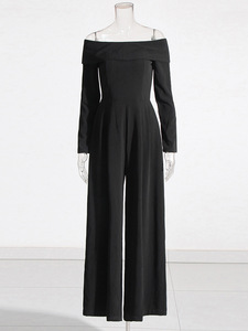 Novedad <span class=keywords><strong>de</strong></span> verano 2025, mono largo elegante <span class=keywords><strong>de</strong></span> estilo Simple CON <span class=keywords><strong>FIESTA</strong></span> <span class=keywords><strong>DE</strong></span> Fitness holgada, manga larga, diseño <span class=keywords><strong>de</strong></span> lazo en la <span class=keywords><strong>espalda</strong></span>, patrón sólido - Product Image 3