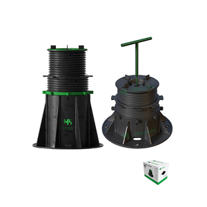 Tự san lấp mặt bằng gạch nâng lên tầng bệ thiết kế có thể điều chỉnh sàn nhựa paver hỗ trợ hệ thống lát decking bệ - Product Image 2