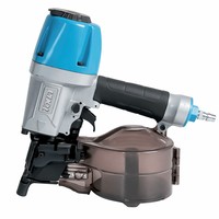 Cloueur pneumatique industriel CN65 compatible TOUA pour clous en bobine plastifiés et en fil de fer, mode de tir réglable, pour la construction en bois, OEM