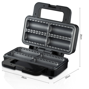 Máquina para Hacer Rollos de Salchicha RAF de 800W con Calentamiento Rápido, para 4 Deliciosos Rollos de Salchicha de Chocolate y Maíz, Antiadherente - Product Image 1