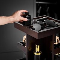 Étagère de rangement pour parfums et eaux de Cologne en promotion, présentoir rotatif à 3 niveaux grande capacité pour hommes, support pour eaux de Cologne