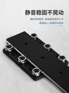 Vitrina Oculta para Joyería con Rieles de Amortiguación Invisibles de Acero Laminado en Frío, Montaje Inferior, Extraíbles para Cocina, Comedor y Exteriores - Product Image 6