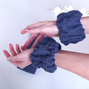 تخصيص شعارك بسيط لون واحد حافة واسعة الهراء المعصم ماصة عصابات سبا - Product Image 3