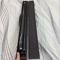Stik Biliar Snooker OEM Kustom Berkualitas Tinggi dengan Shaft Serat Karbon Stainless Steel, Ringan, Desain Tip 10.5mm