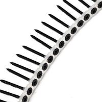 Visseuse automatique pour vis à cloison sèche collées, filetage fin/gros, en acier au carbone noir, vis collées Gibson pour plaques de plâtre