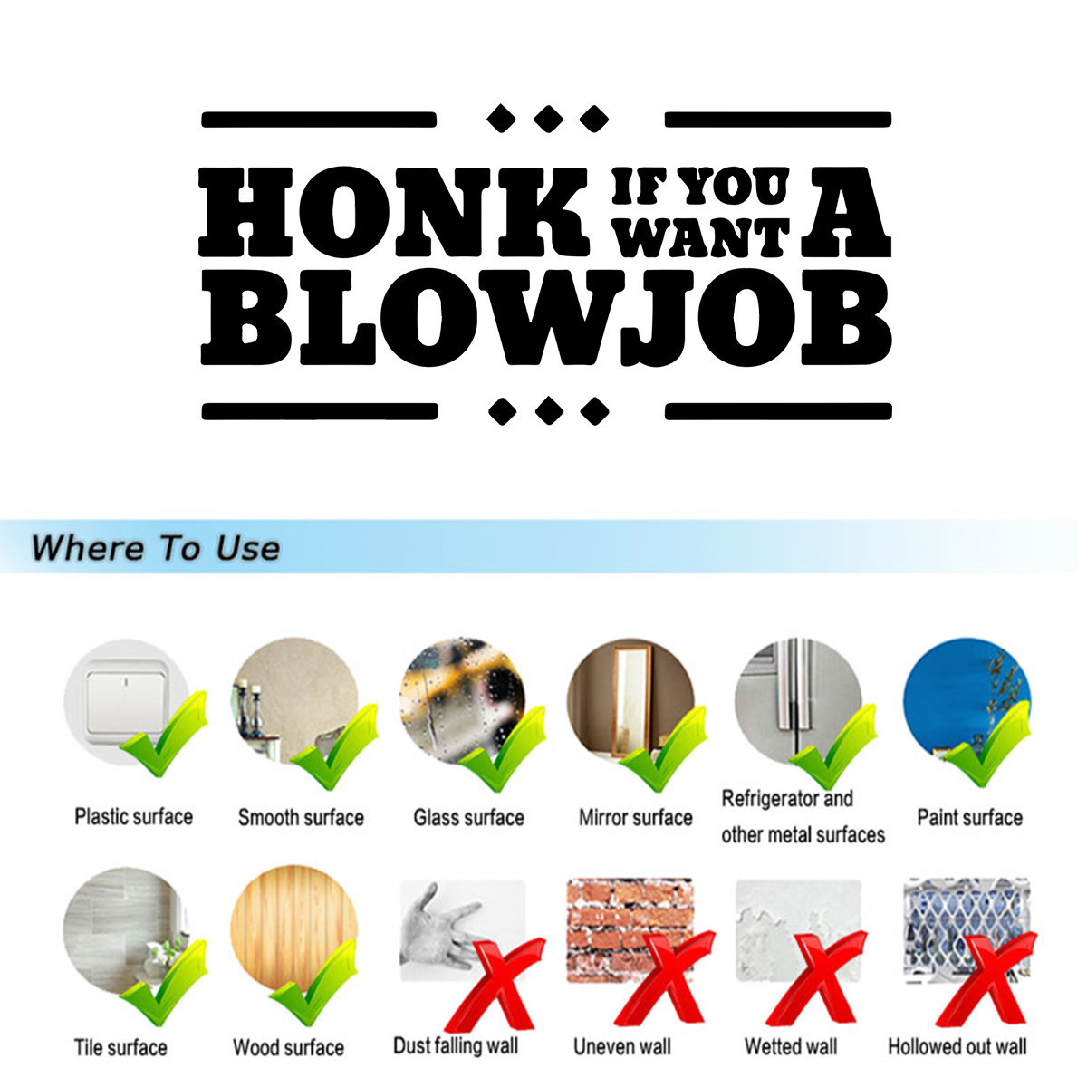 honk if youre horny bumper sticker funny bumper sticker car