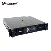 Amplificateur de puissance 4 canaux DS-22Q Sinbosen 2500W: Audio professionnel avec composants haute performance