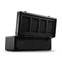 Boîtier de protection minimaliste en alliage d'aluminium de haute qualité pour cartes gradées, avec 4 rangées de verrous de sécurité