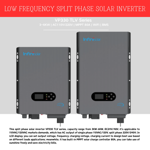 Système solaire 110V 220V monophasé 3KW 24V à onde sinusoïdale pure basse fréquence pour l'Amérique du Nord - Product Image 3