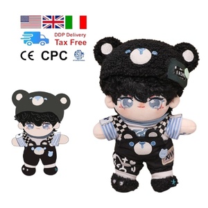 10cm Kpop-Puppe ASTM CE ODM OEM Handgefertigte Puppen Maßgeschneiderte Maskottchen-Plüschtiere Kundenspezifische Plüschpuppe mit Kleidung - Product Image 4