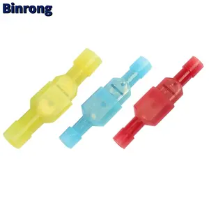 0.8x6.35mm màu đỏ cách điện Nam Nữ Spade thiết bị đầu cuối điện uốn dây nối - Product Image 5
