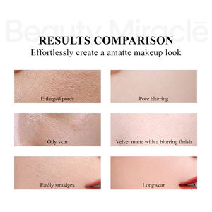 Logo privé personnalisé fond de teint apprêt pour les pores avec <span class=keywords><strong>silicone</strong></span> mat étanche <span class=keywords><strong>maquillage</strong></span> lumineux couverture complète hydratant minéral - Product Image 5