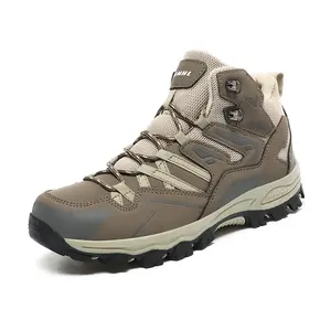 Botas de montaña para hombre de buena calidad, impermeables, antideslizantes, para exteriores, senderismo, carrera, senderismo, zapatos deportivos