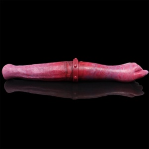 Long Large Knot Fist Anal Plug Realistic Animal Sex Toys for Lesbian Silicone <b>Dildo</b> Double Sex Toys for Women - Product Image 3