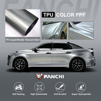 Films de protection de peinture automobile en TPU liquide auto-cicatrisant, couleur métallique, 7,5 mil, extensible, surface brillante
