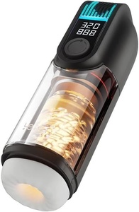 Automatischer Becher-<span class=keywords><strong>Masturbator</strong></span> mit Supermotor, 320/Minute, Teleskop-Saugfunktion, intelligenter Heizung und realistischer <span class=keywords><strong>Vagina</strong></span>-Taschenmuschi - Product Image 3