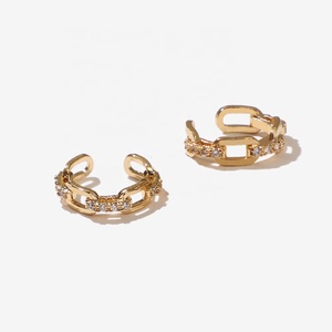 LOZRUNVE originale senza <span class=keywords><strong>Piercing</strong></span> elegante anello a catena orecchino <span class=keywords><strong>925</strong></span> <span class=keywords><strong>argento</strong></span> - Product Image 3