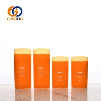 Vente flash - Contenant de déodorant en stick rechargeable de forme ovale, couleur personnalisée