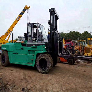 30ton 6D24 Used Mitsubishi Diesel Forklift with 4X4 Drive Two/Three Stage Mast Offroad for Construction Use - Product Image 1