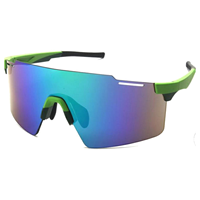 Lunettes de soleil de sport polarisées UV400 coupe-vent pour hommes, logo personnalisé, monture TR90, verres multicolores, lunettes de sport pour la randonnée et l'escalade