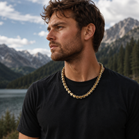 Collar de Serpiente del Mundo Nórdico en Acero Inoxidable 316L, Cadena de Serpiente de Mitología Nórdica, Joyería Gótica de Estilo Vikingo para Hombre