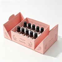 Boîte cadeau de luxe à deux portes avec ouverture magnétique, de qualité supérieure, pour cosmétiques, avec insert en EVA et deux ouvertures latérales