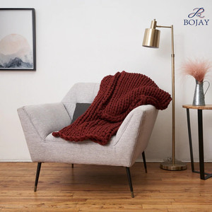 Chăn dệt kim dày dặn siêu mềm mại, không rụng lông, kiểu bện, mùa đông, nặng, có thể tùy chỉnh - Product Image 6