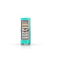 Máquina Expendedora de Helados ZhiGou Tech, Autoservicio, Pantalla Táctil, Compresor de Refrigeración, Gestión Basada en la Nube, Monitoreo Remoto, SDK