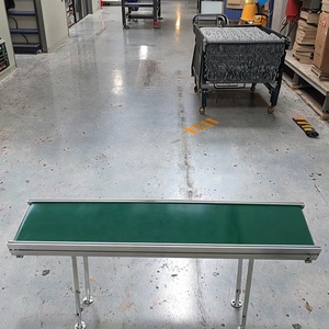 Verimli zemin halısı parça için hafif taşınabilir PVC makaralı konveyör malzeme taşıma ekipmanları yeni tasarım - Product Image 2