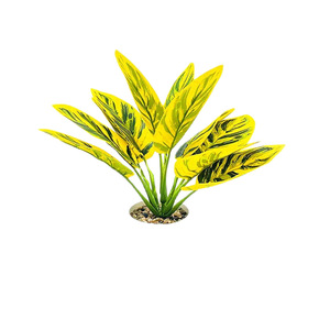 Plante artificielle Paulon 27 cm de haut x 30 cm de large avec galets, décoration intérieure, accessoires de mariage - Product Image 5