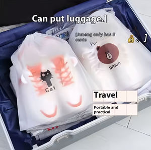 Tas penyimpanan dengan tali tarik, perlindungan nyaman satu tebal tas penyimpanan serut tarik tahan debu tahan kelembaban multi-ukuran Universal - Product Image 3