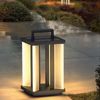 Luz nocturna de jardín solar para exteriores, lámpara de césped Led, lámpara de patio, lámpara de césped decorada