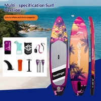Planche de paddle gonflable (SUP) SK5015 avec technologie Drop Stitch - 2900g EVA antidérapant, charge maximale 150kg pour les sports nautiques