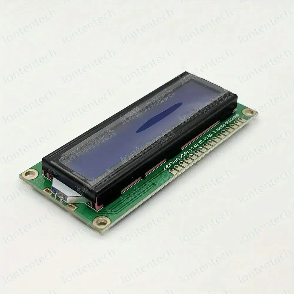 Modulo HY-1602F-001 LCD schermo verde modulo 16x2 modulo di visualizzazione dei caratteri. 5V schermo verde e codice bianco per arduino LT00020